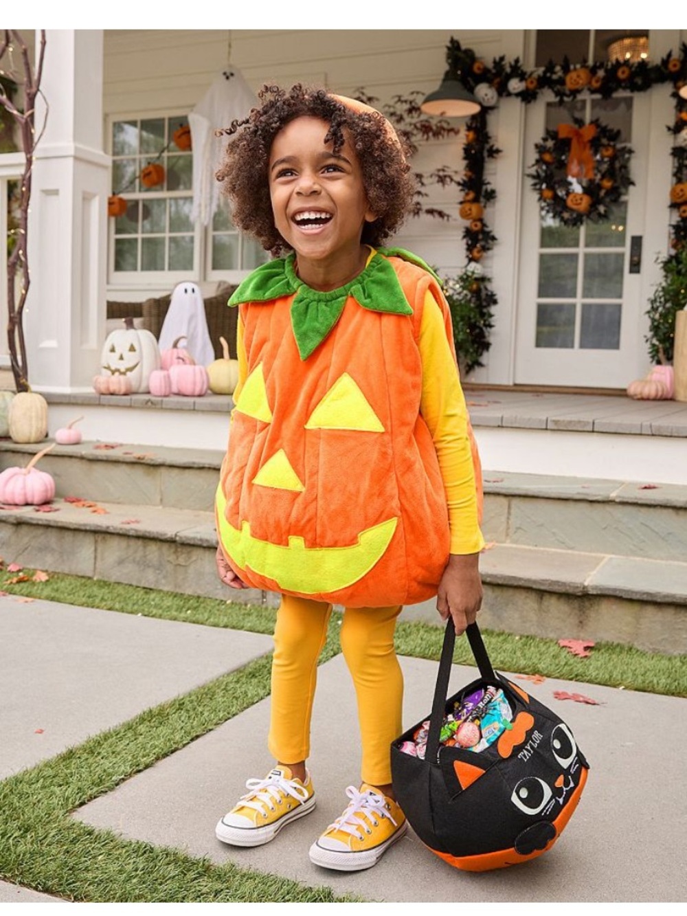 Pottery Barn Kids Glow-in-the-Dark Pumpkin Halloween Costume

Size 3T